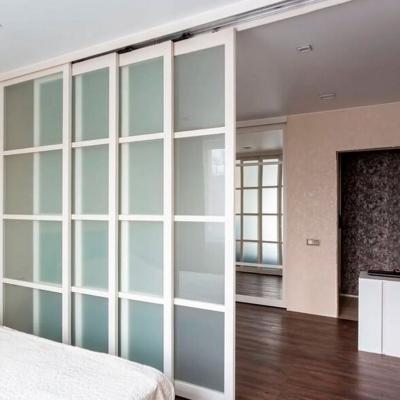 Раздвижные перегородки на заказ в Москве